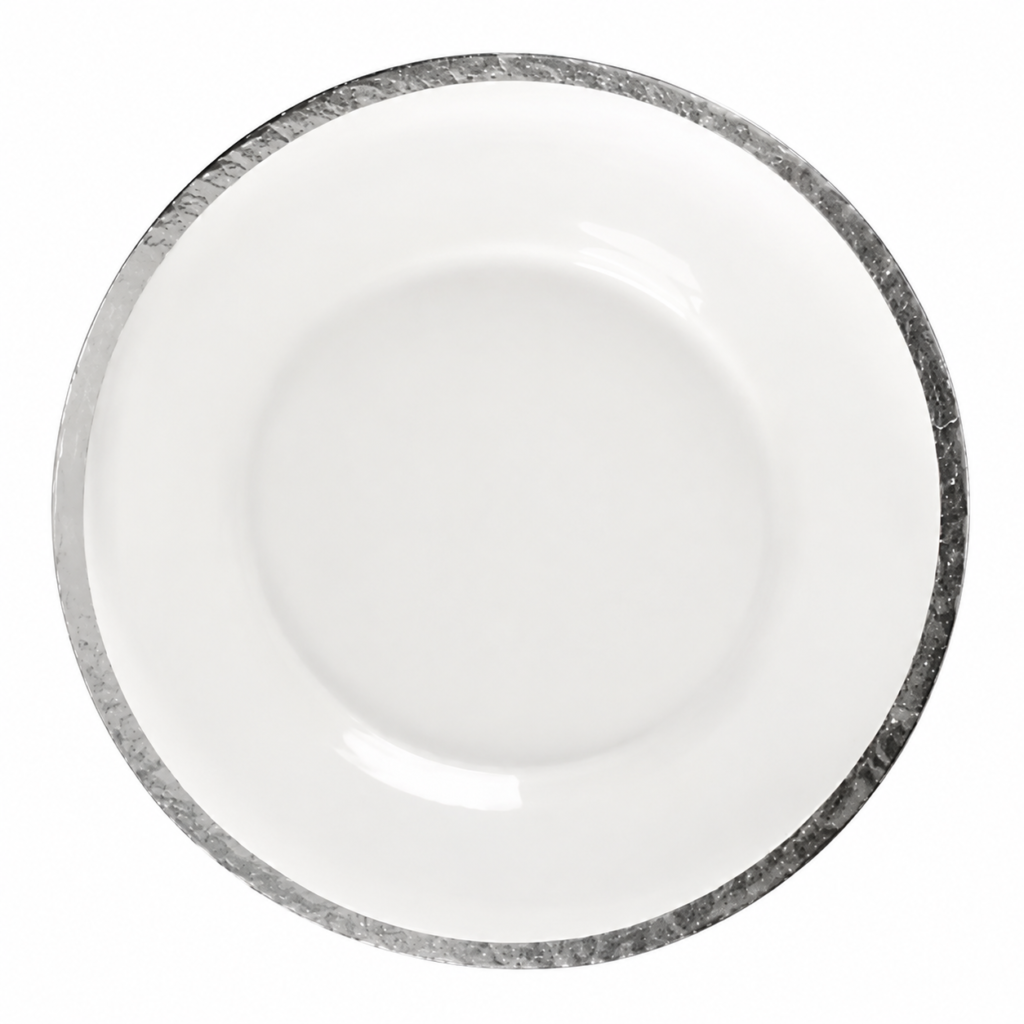 Charger plate classical silver