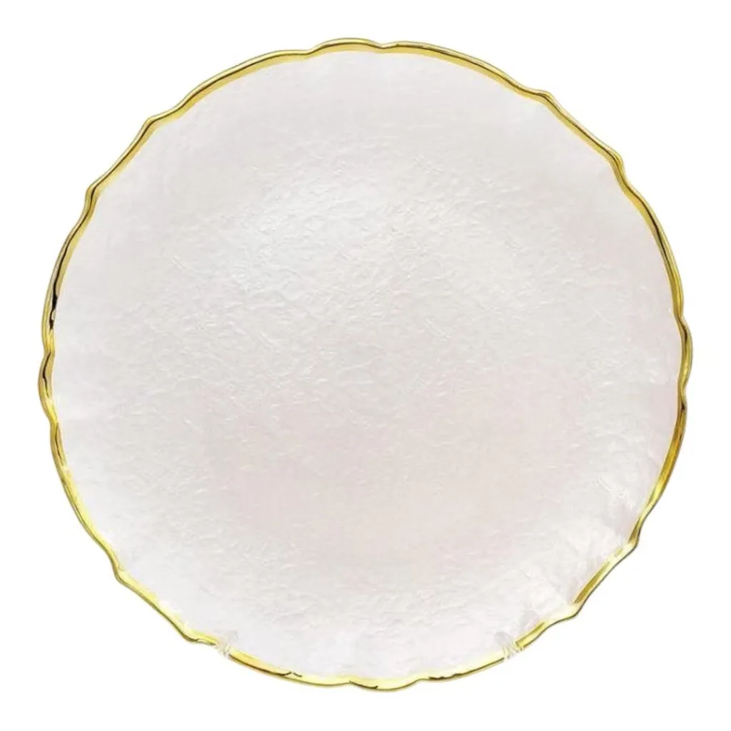 Charger plate gold