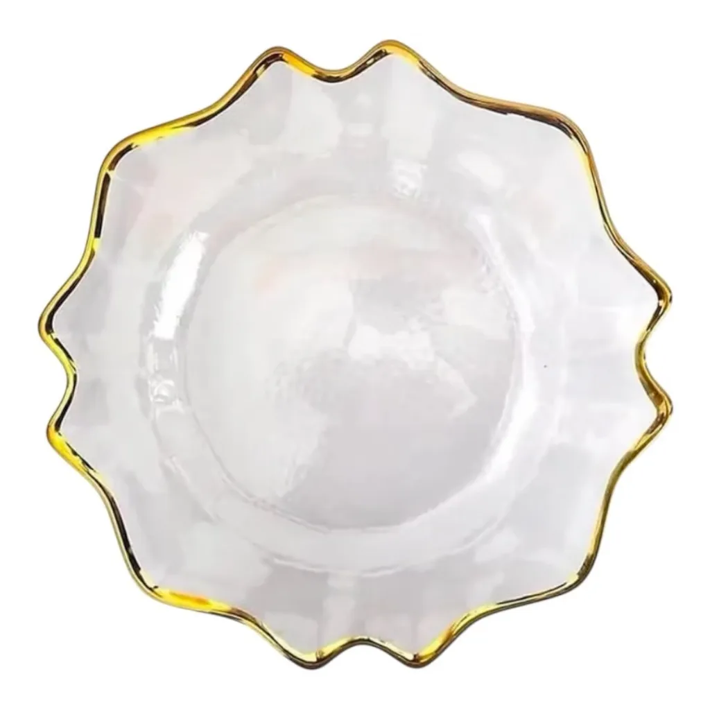 Charger plate star gold