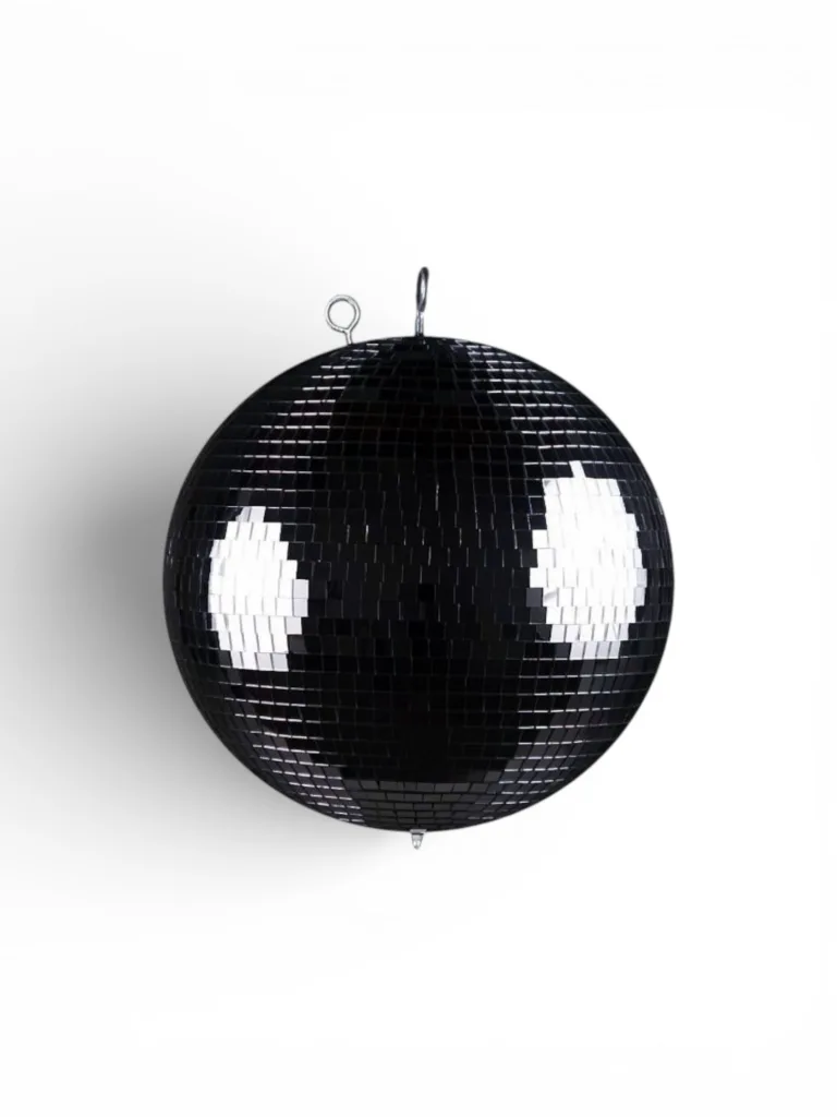 Black disco balls