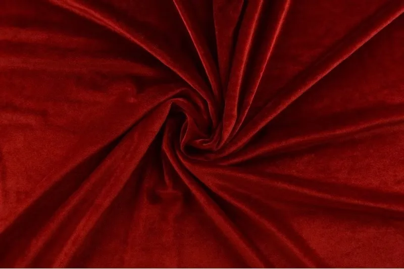 Drapery red velour