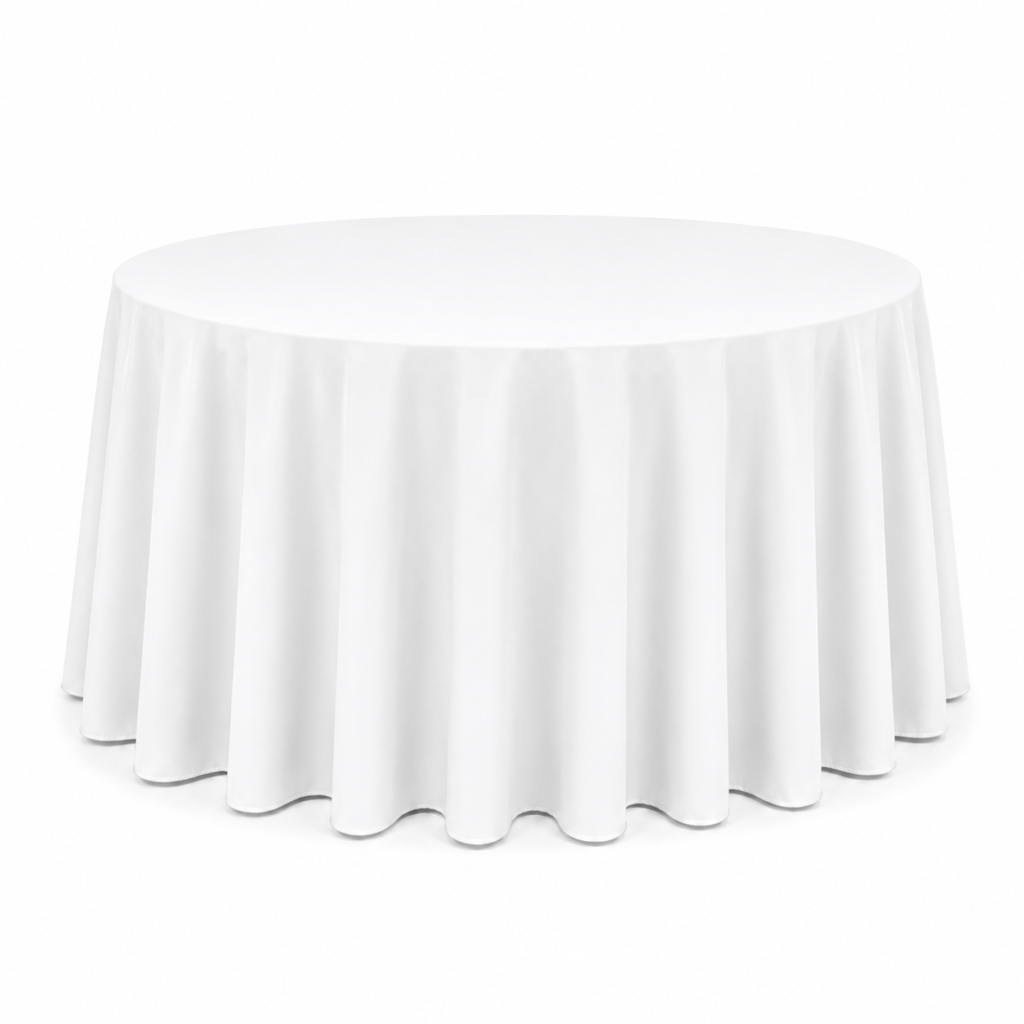 White tablecloth Ø300