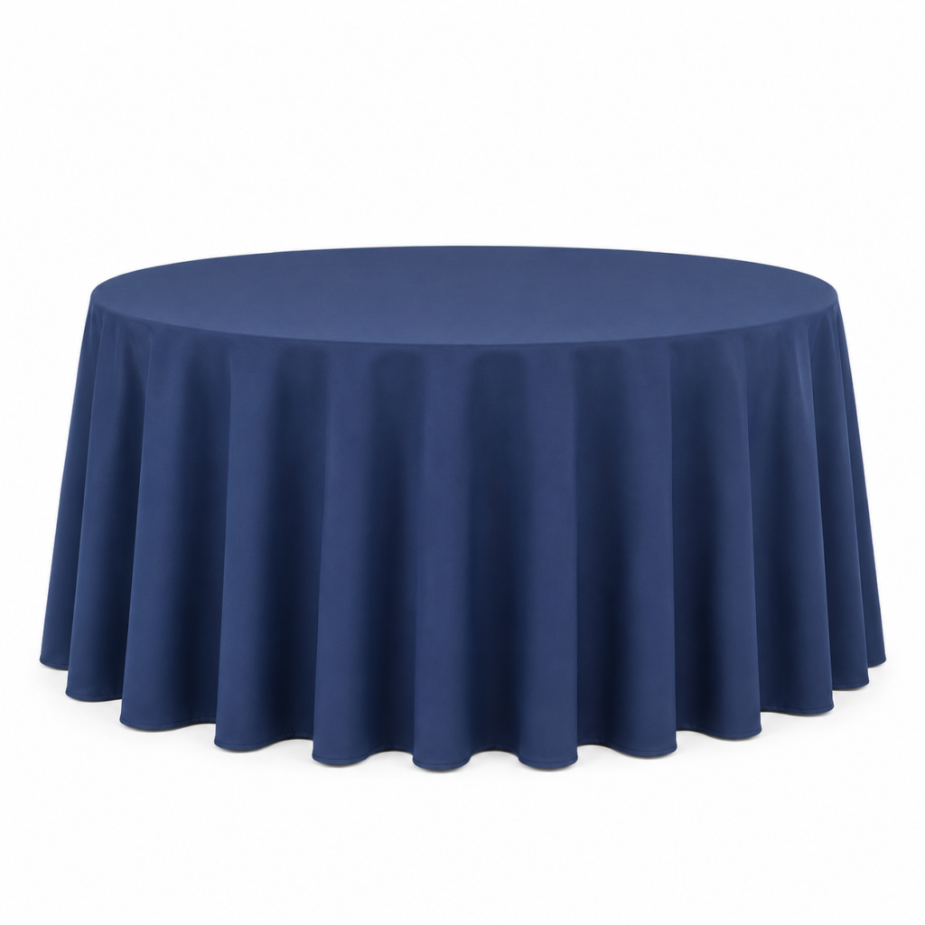 Dark blue tablecloth Ø320