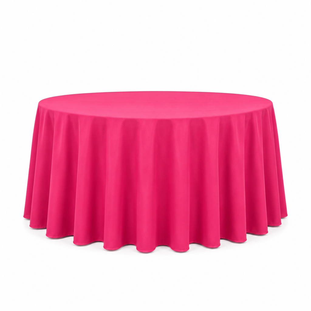 Fuchsia tablecloth Ø320