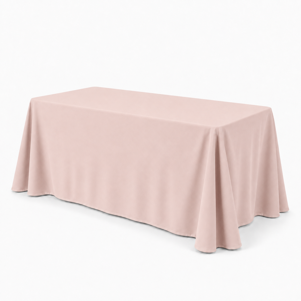 Rectangular tablecloth – light pink