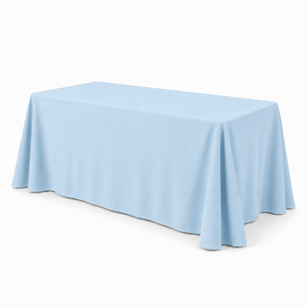 Rectangular tablecloth – light blue