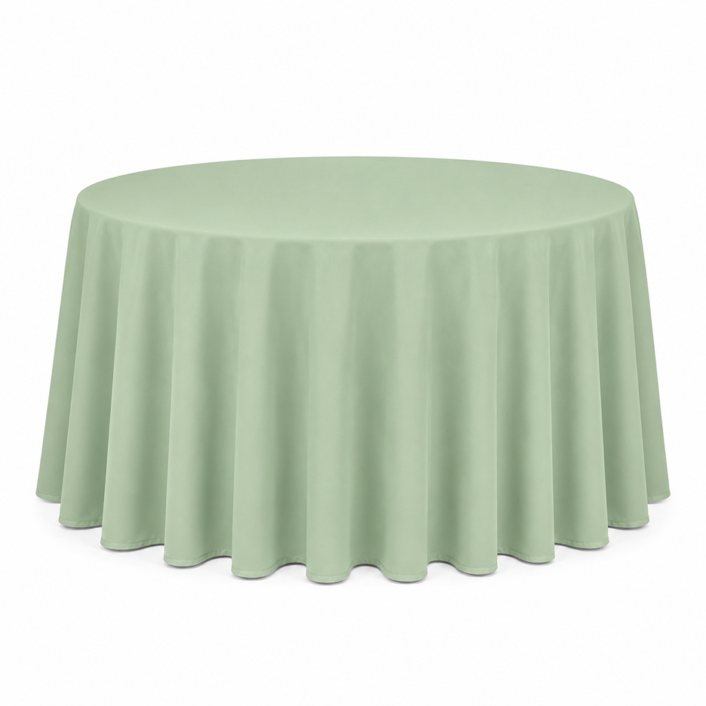 Olive tablecloth Ø320 — event decor rental