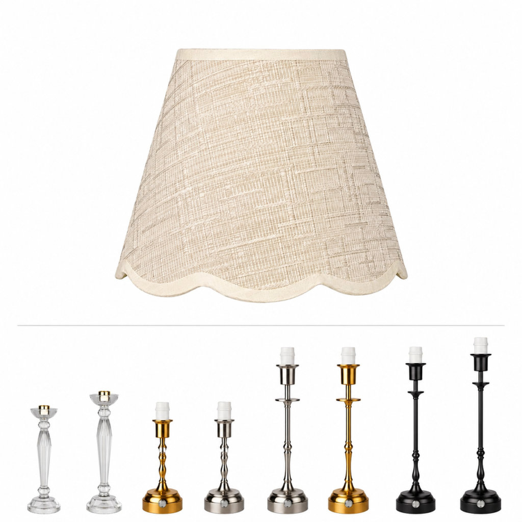 Beige table lamp