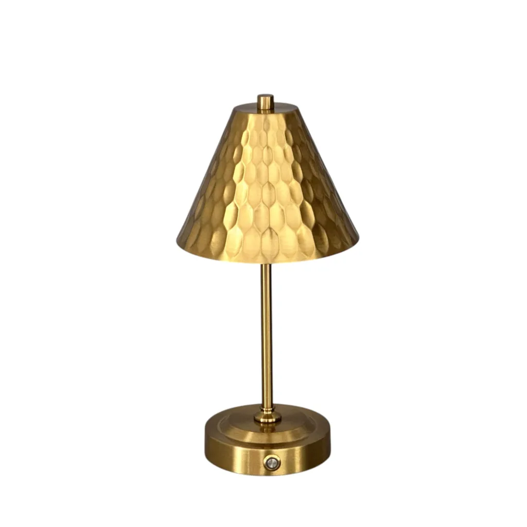 Gold table lamp