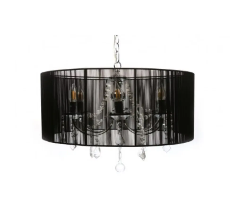 Black chandelier