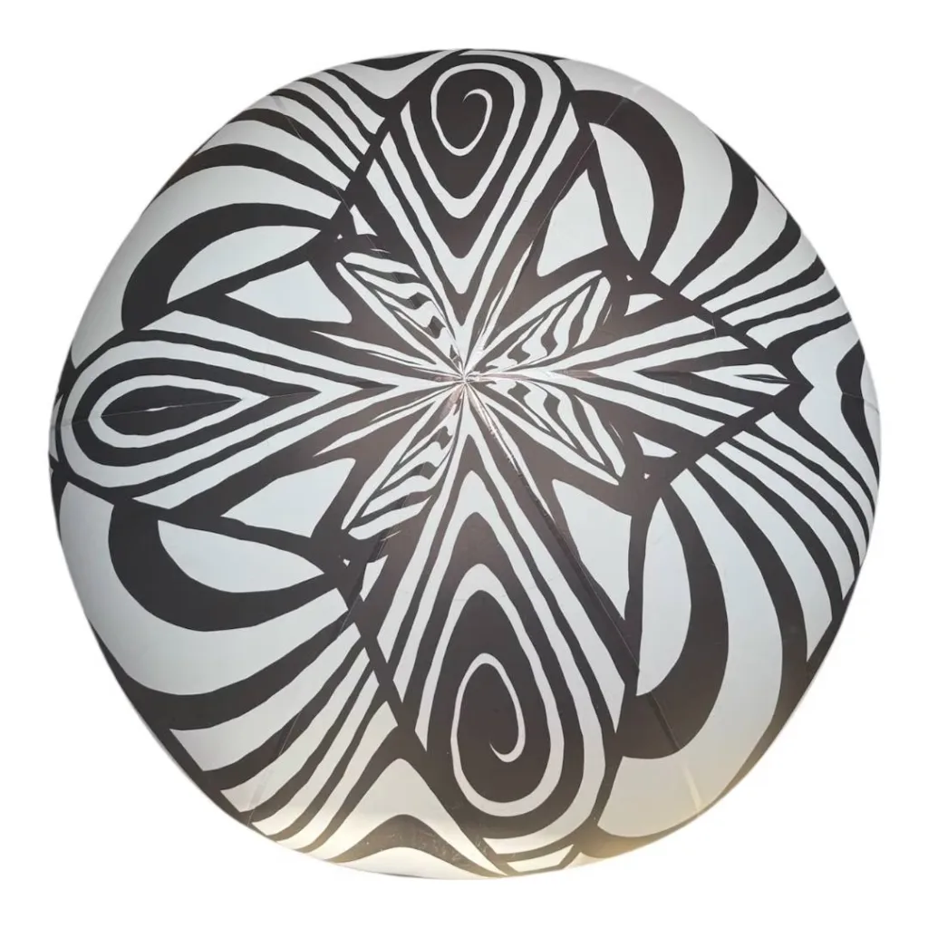 Inflatable balloons black and white (various)