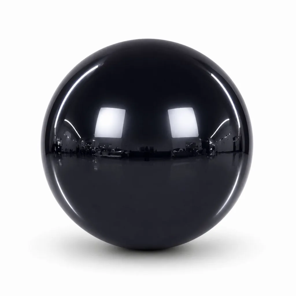 Black inflatable balloons