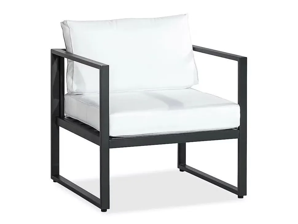 Black & white lounge chair