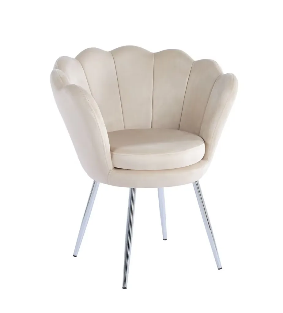 Beige lounge chair