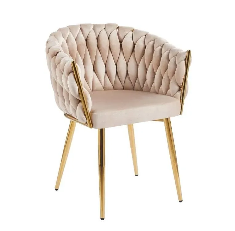 Beige lounge chair