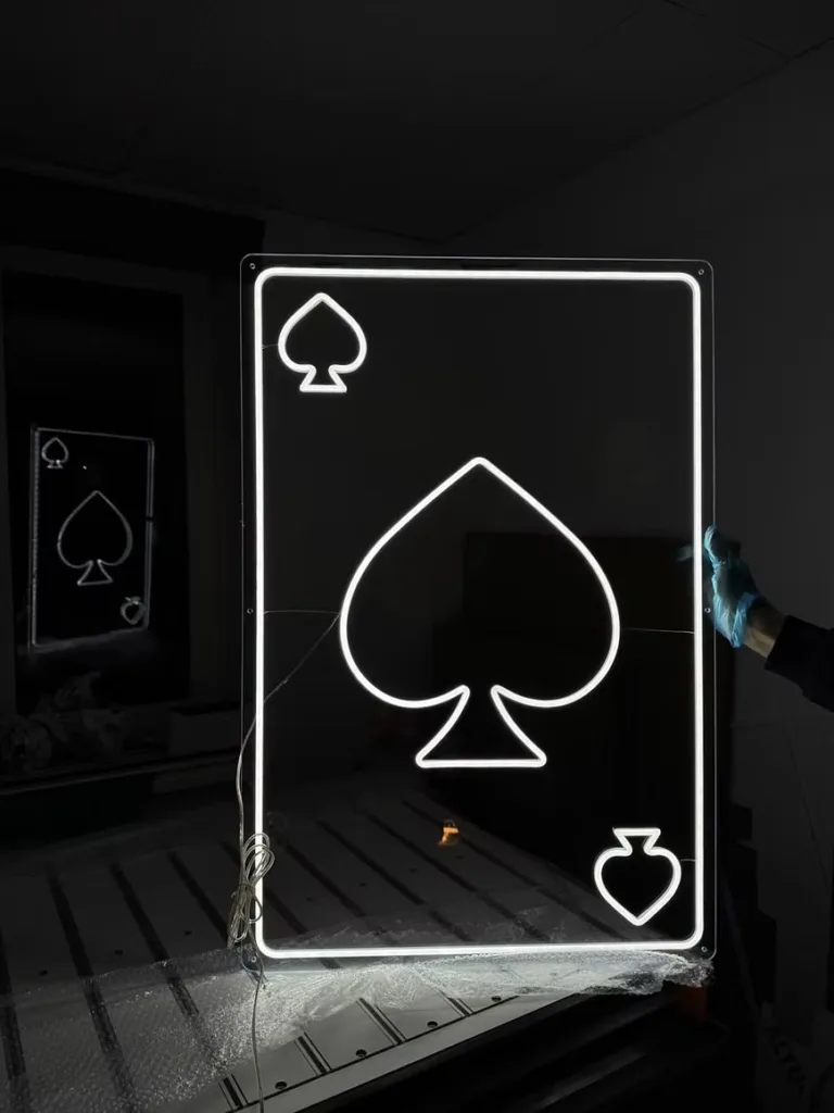 LED neon card