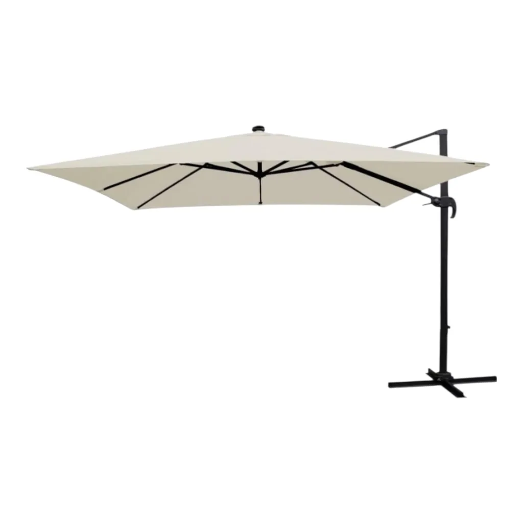 Beige parasol umbrella
