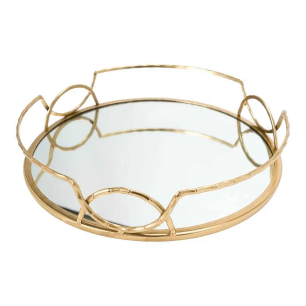 Golden tray