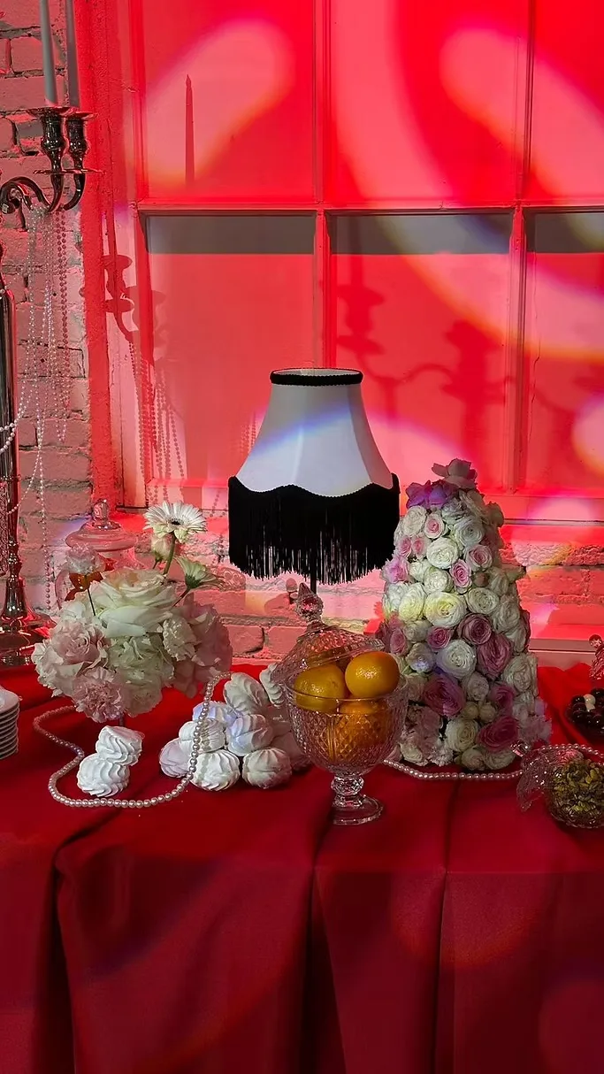 Candy container with lid — event decor rental