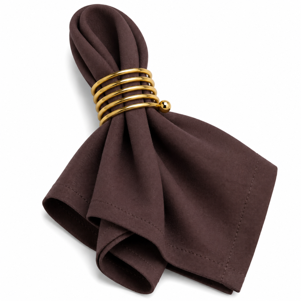 Brown napkin