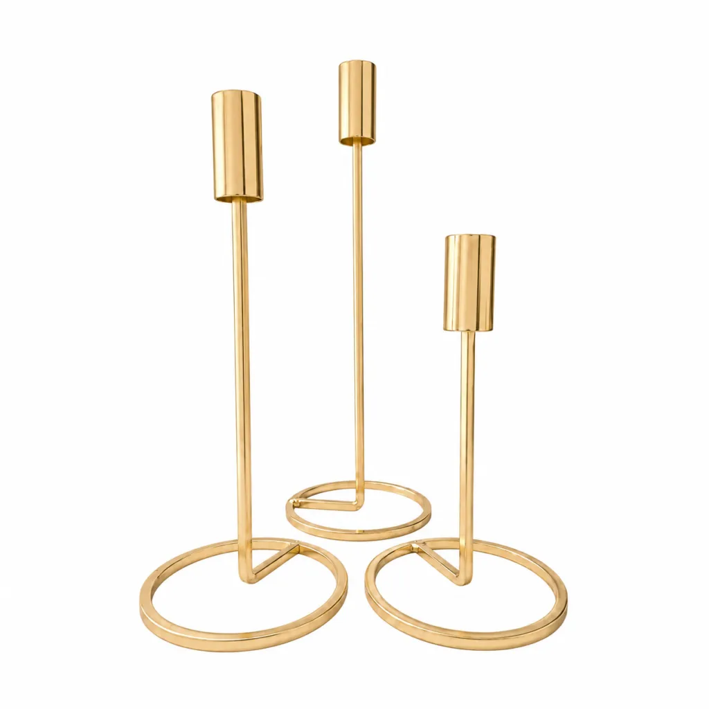 Gold candlestick
