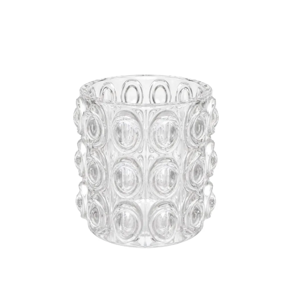 Glass candlestick