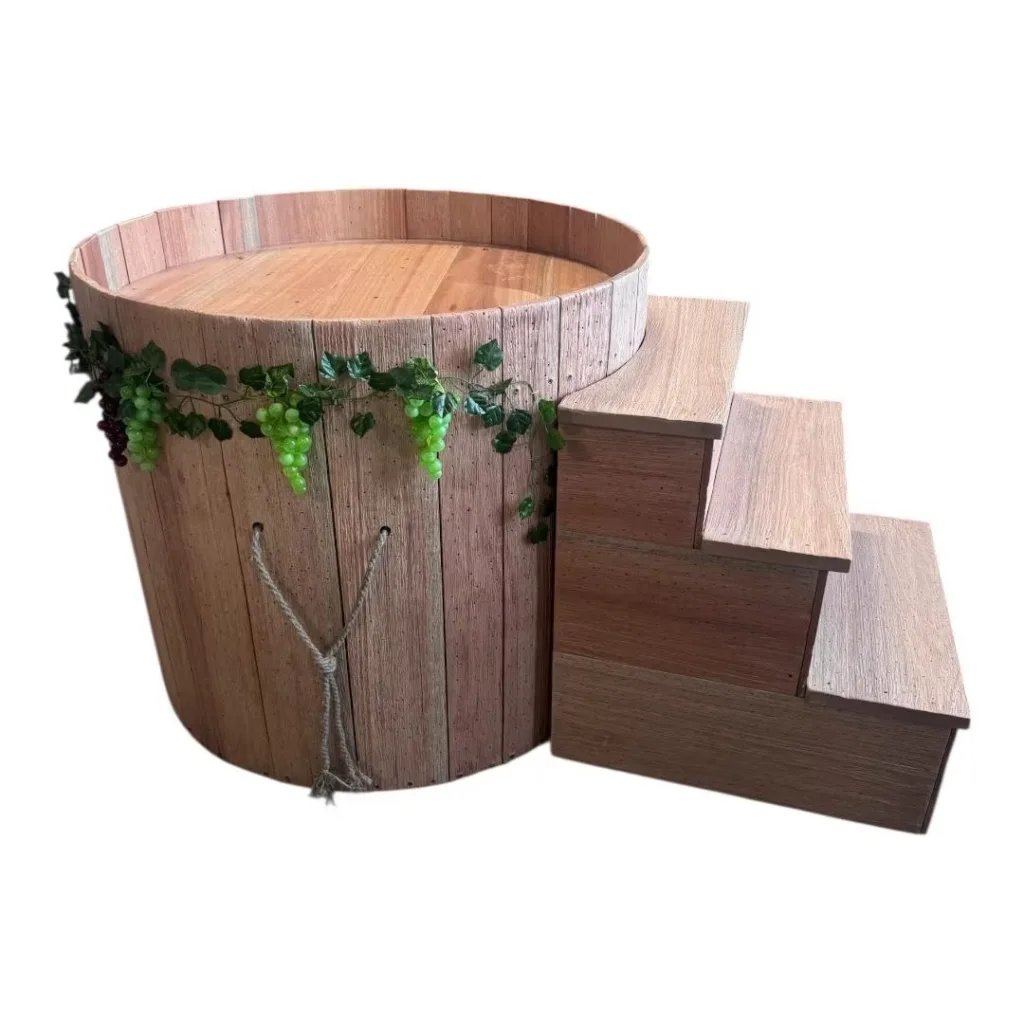 Decorative wine barrel