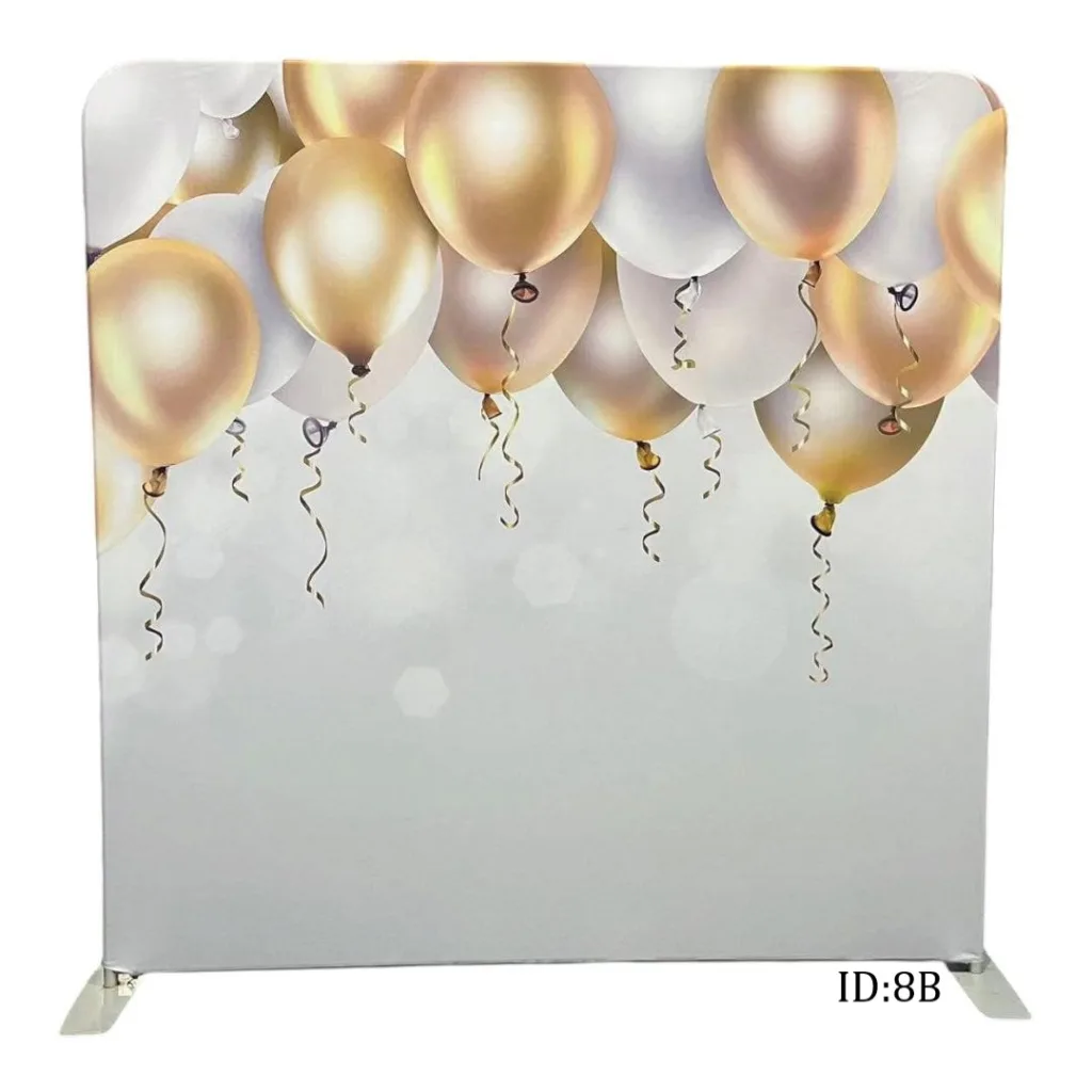 Balloon fabric banner