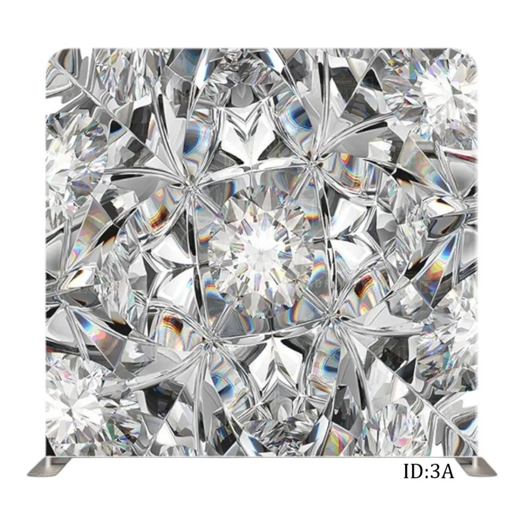 Diamond fabric banner
