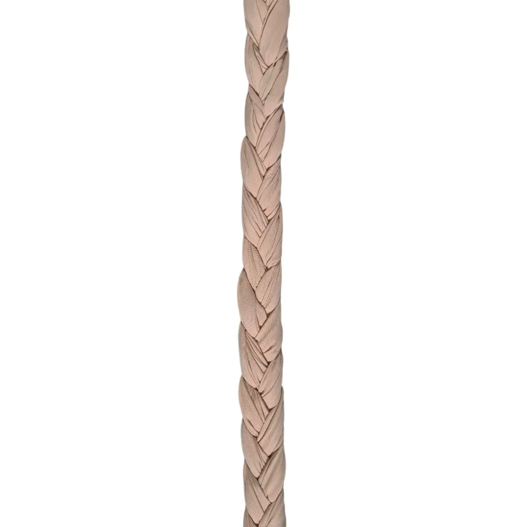 Beige braided fabric decoration