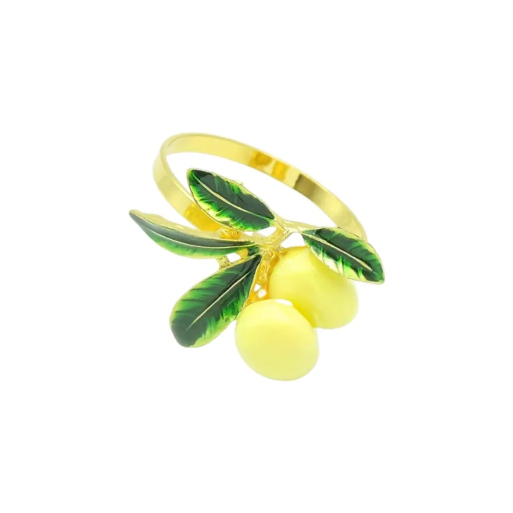 Lemon napkin ring