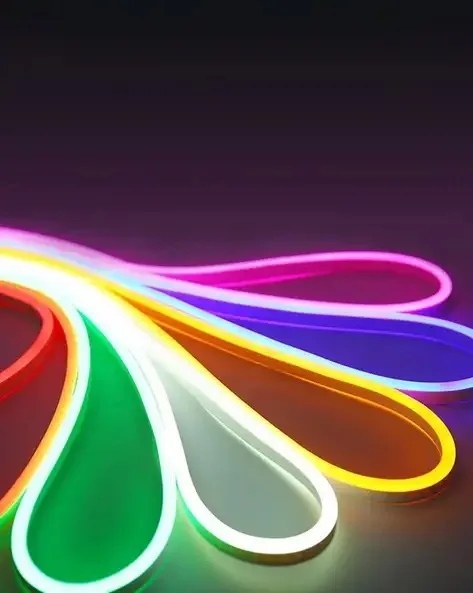 Daudzkrāsainas apaļas LED lentes