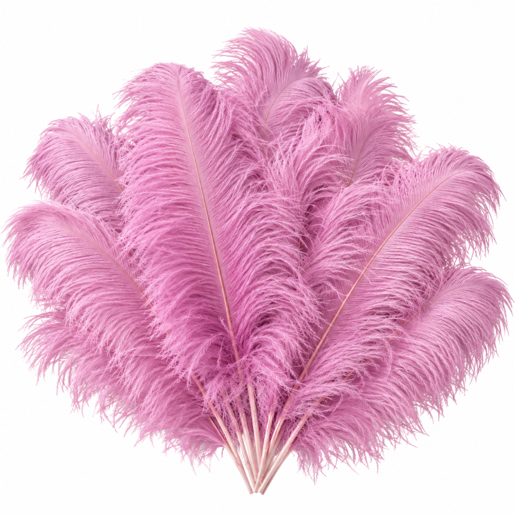Light pink feathers