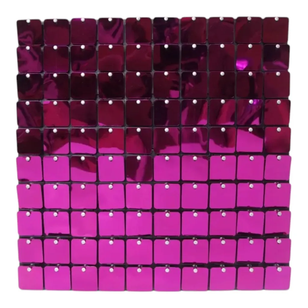 Fuchsia sequin shimmer banner