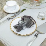 Crystal napkin ring — event decor rental