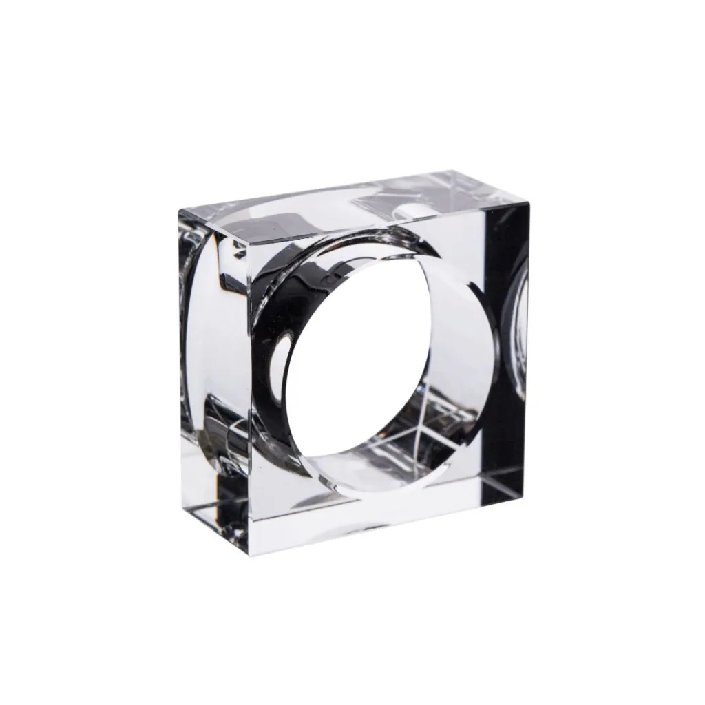 Crystal napkin ring — event decor rental