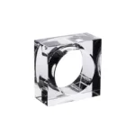 Crystal napkin ring — event decor rental
