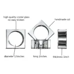 Crystal napkin ring — event decor rental