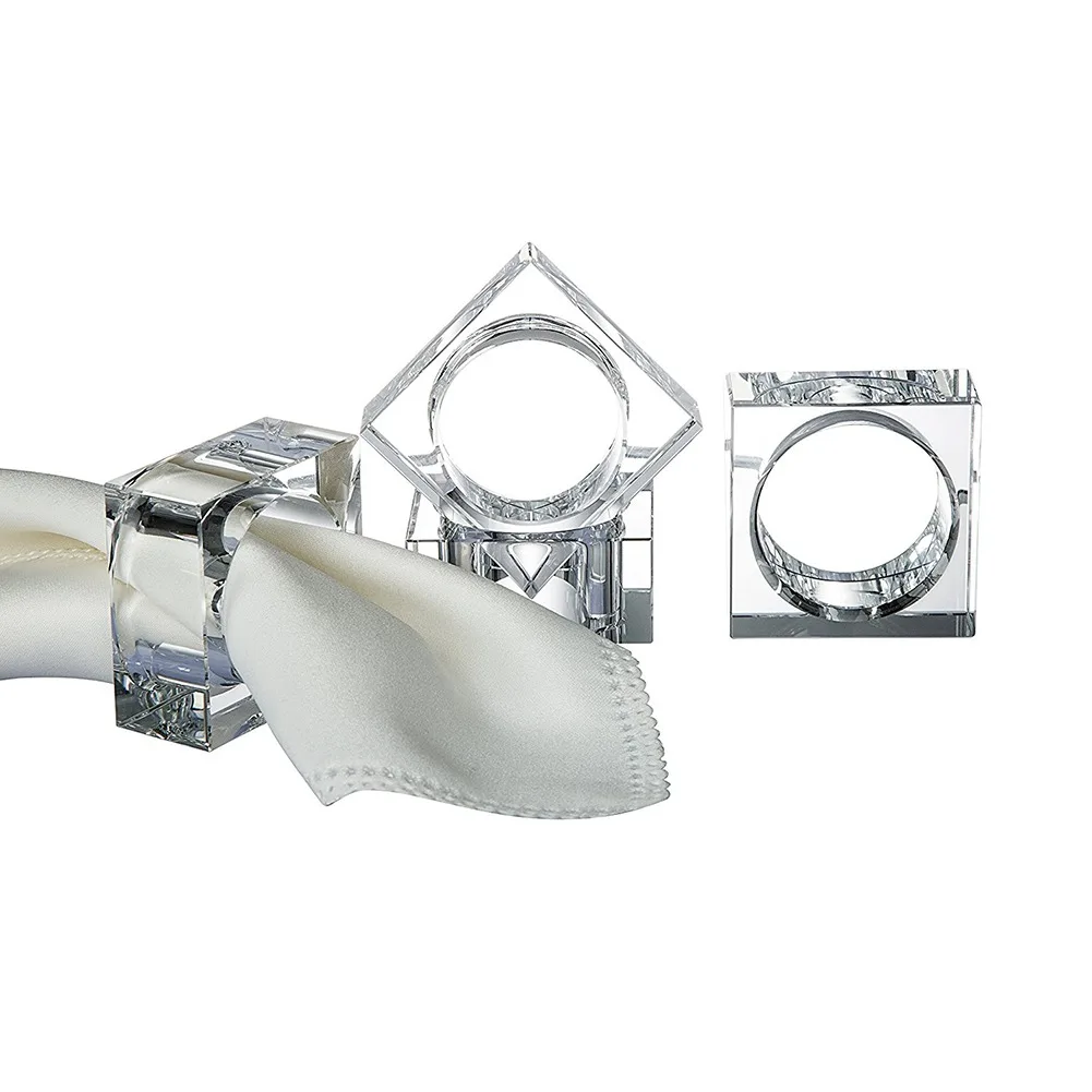 Crystal napkin ring — event decor rental