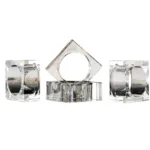 Crystal napkin ring — event decor rental