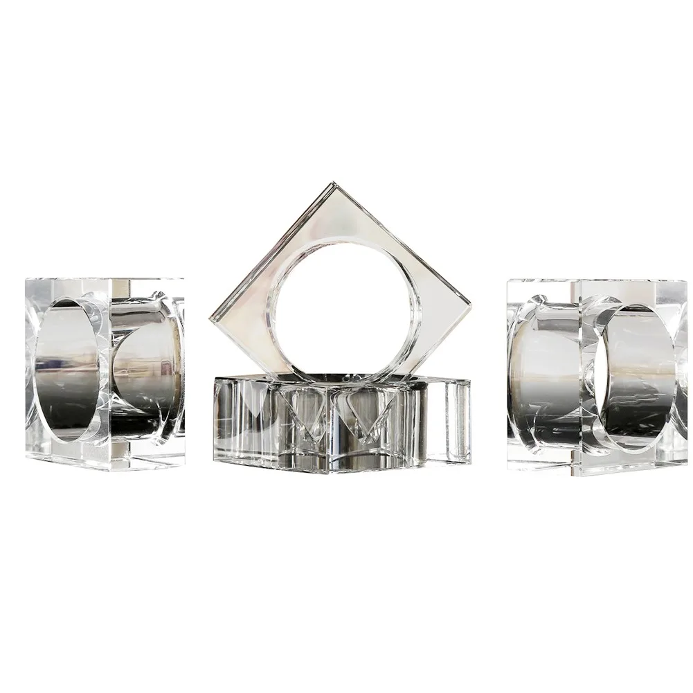 Crystal napkin ring — event decor rental