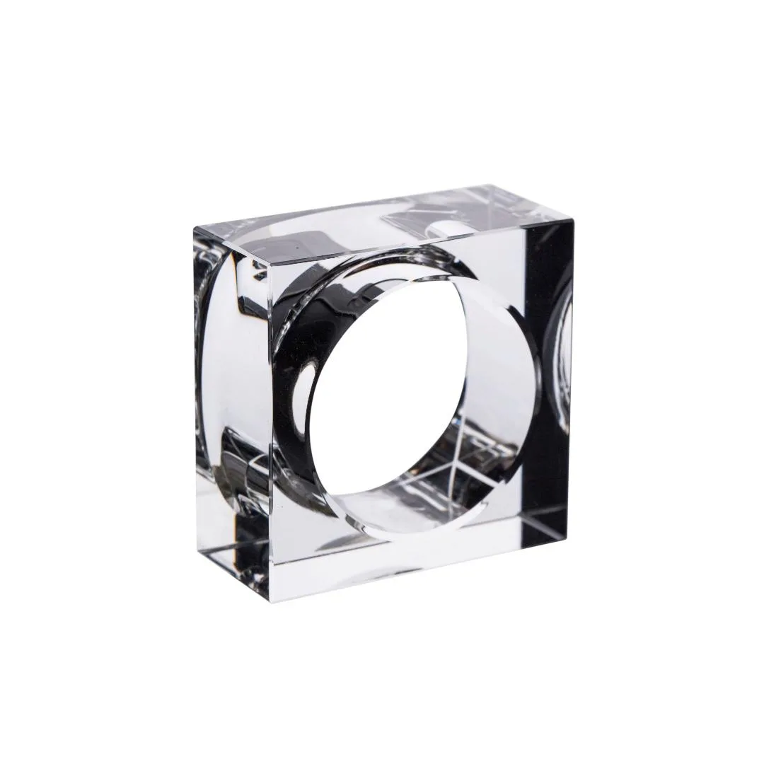 Crystal napkin ring — event decor rental