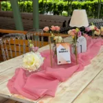 White table number (1-20) — event decor rental