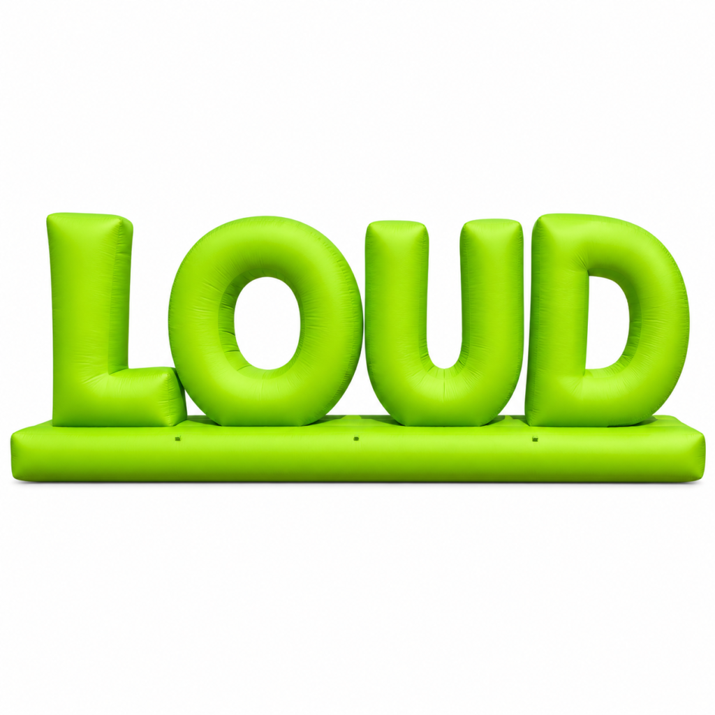Inflatable balloon “Loud”