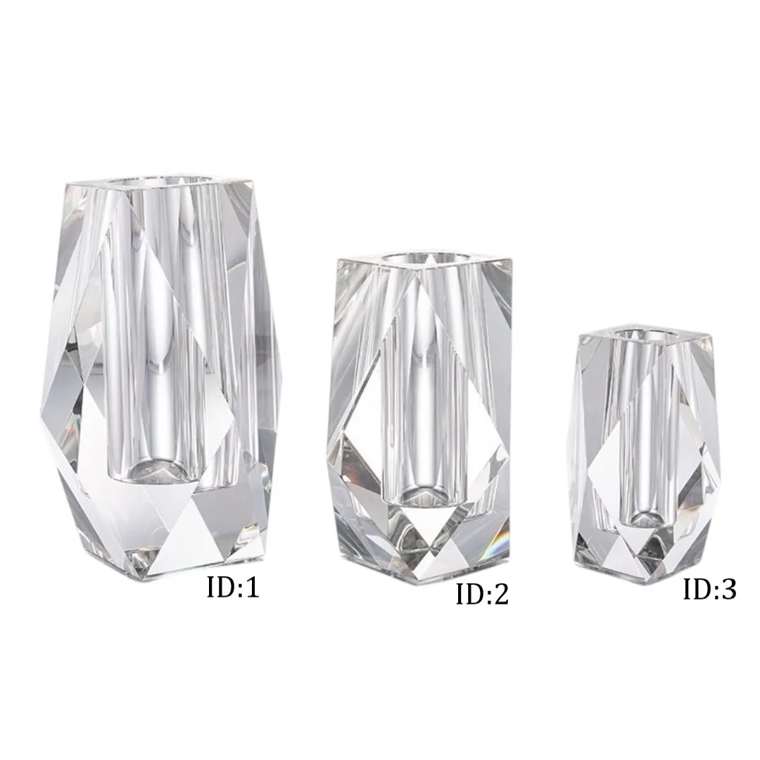 Crystal vase — event decor rental
