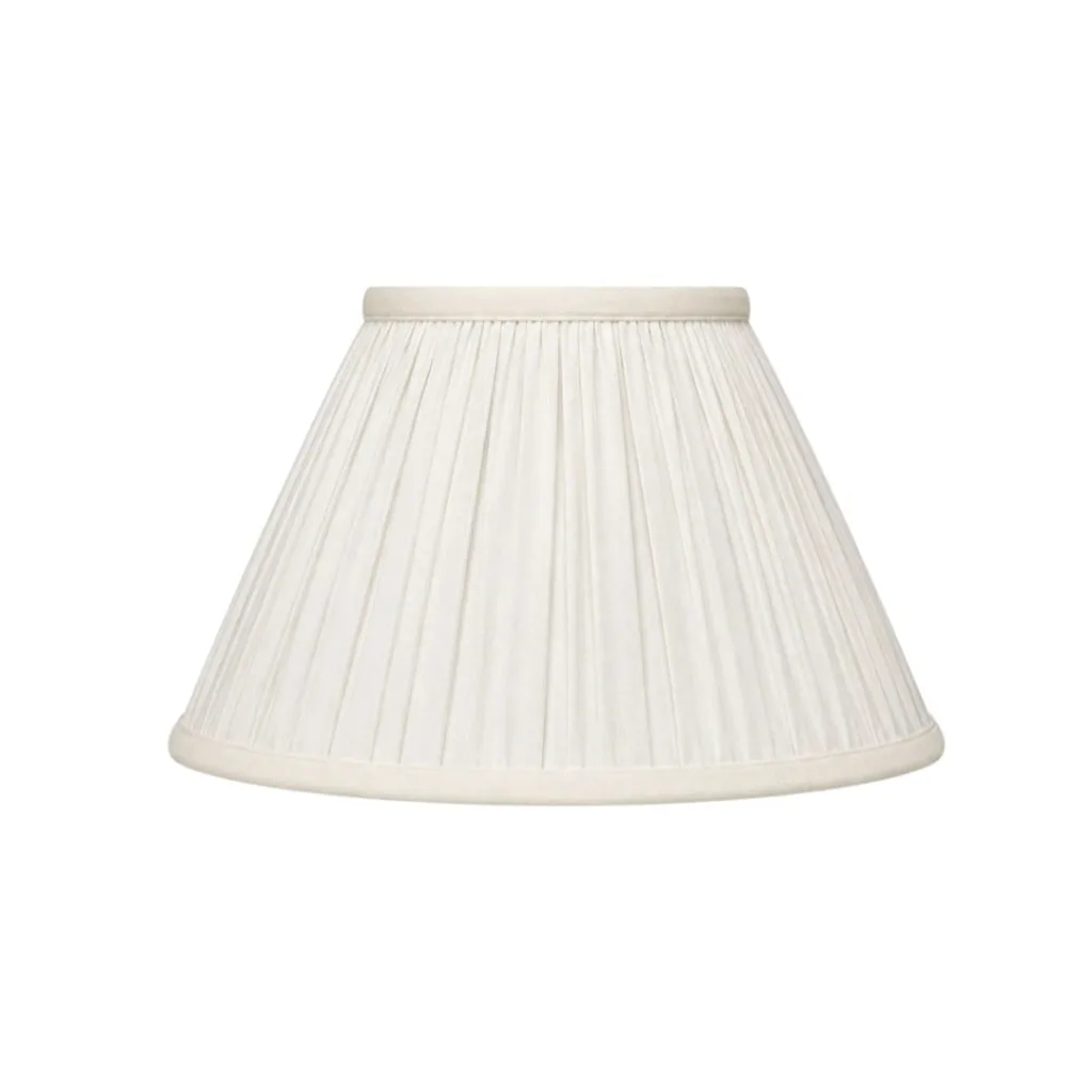 White cream table lamp