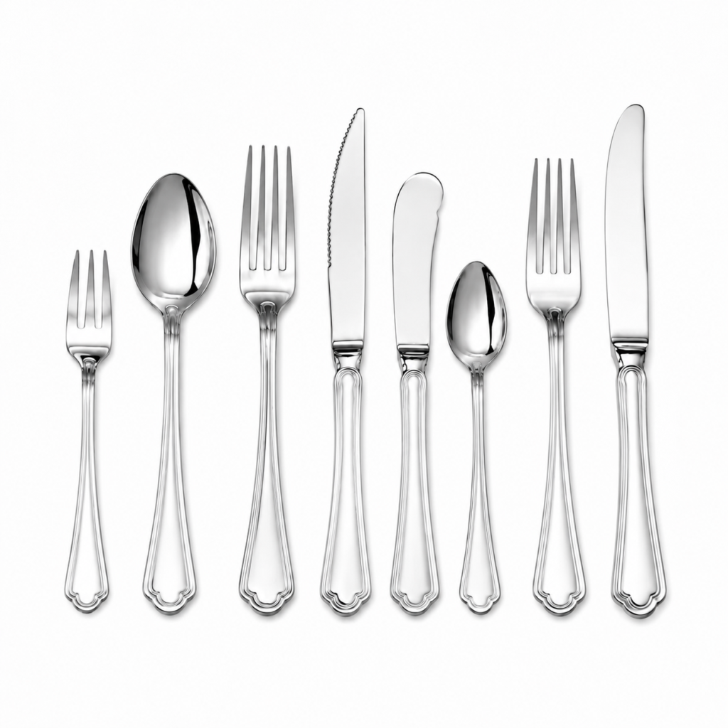 Silver cutlery set – 8 pieces